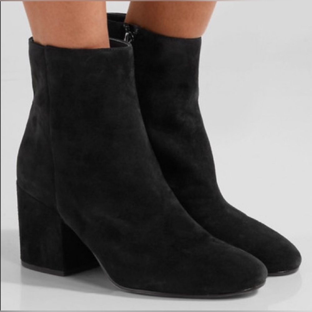 SAM EDELMAN | New Taye Black Suede Booties 8